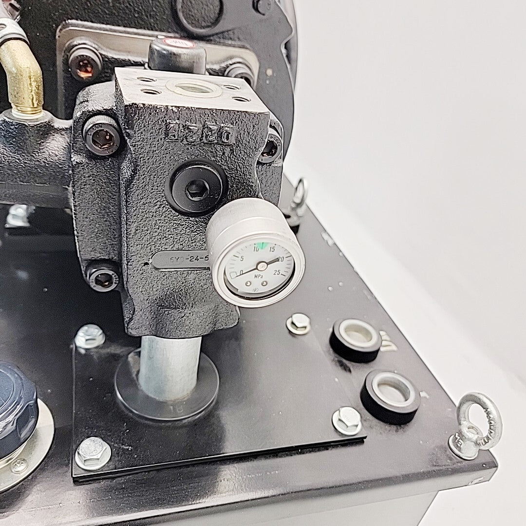Hydraulic power unit reservoir tank view