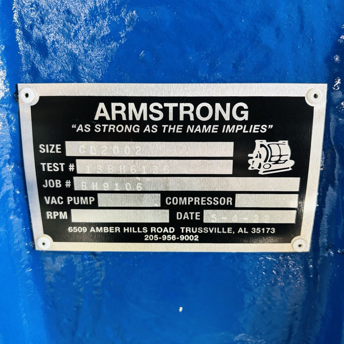 Nash CL2002 nameplate
