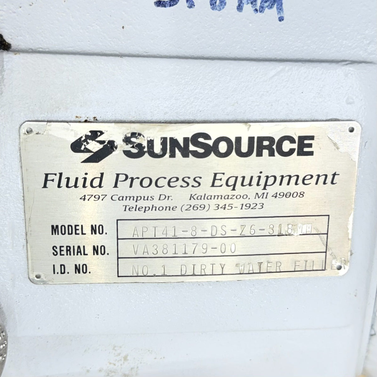 Sulzer APT41-8 8x10-15 data tag