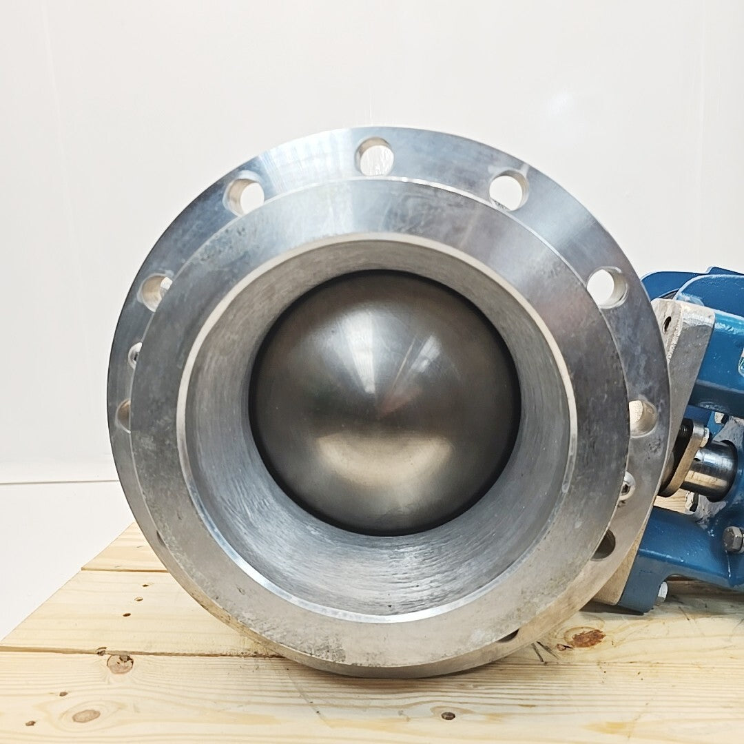 DeZurik VPB 10" valve with PWV P5 positioner mounted