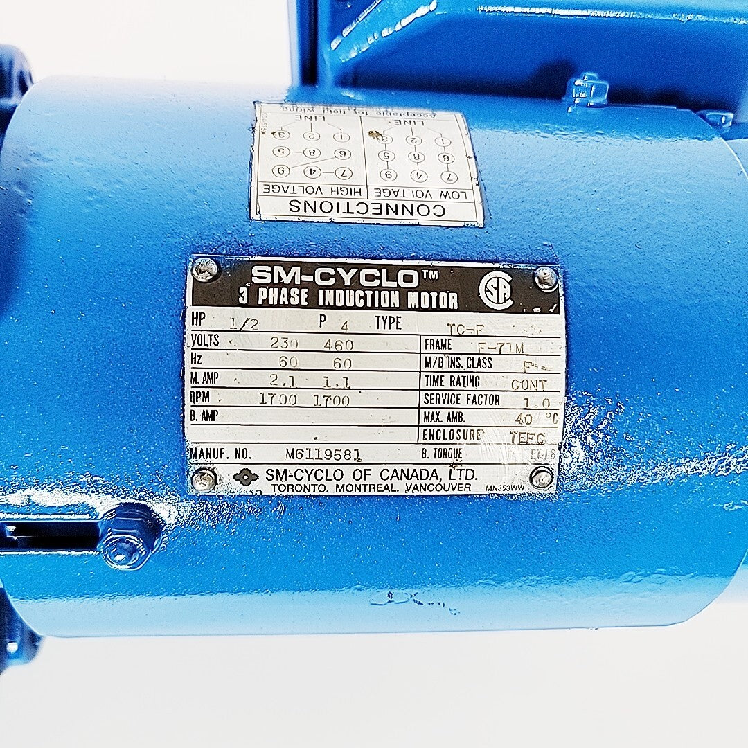 Sumitomo CNHMS05-61250DBYA output shaft view