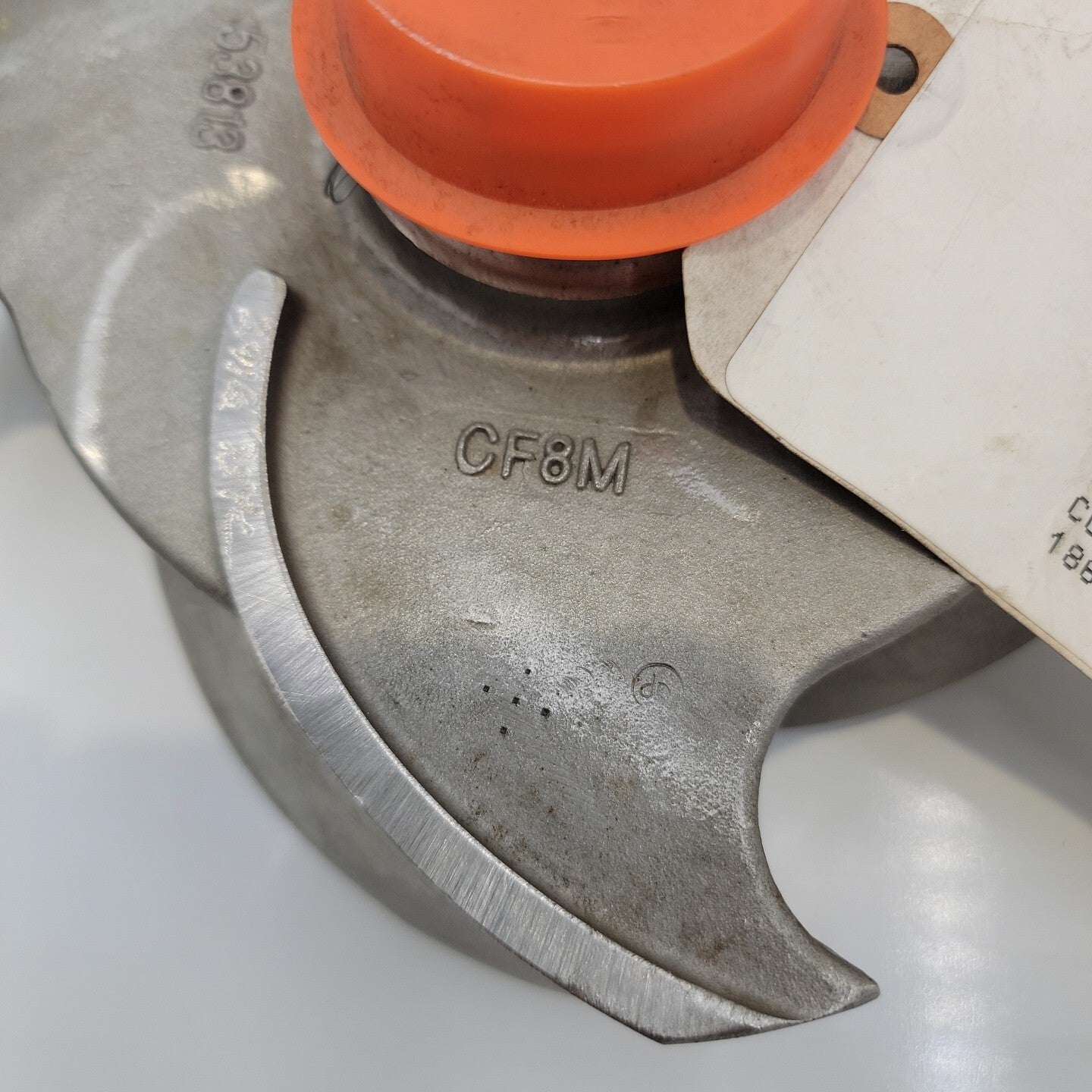 Goulds Pump 3x4-8 3196 MTX Impeller 4 Vane 8" 0100-163-1201