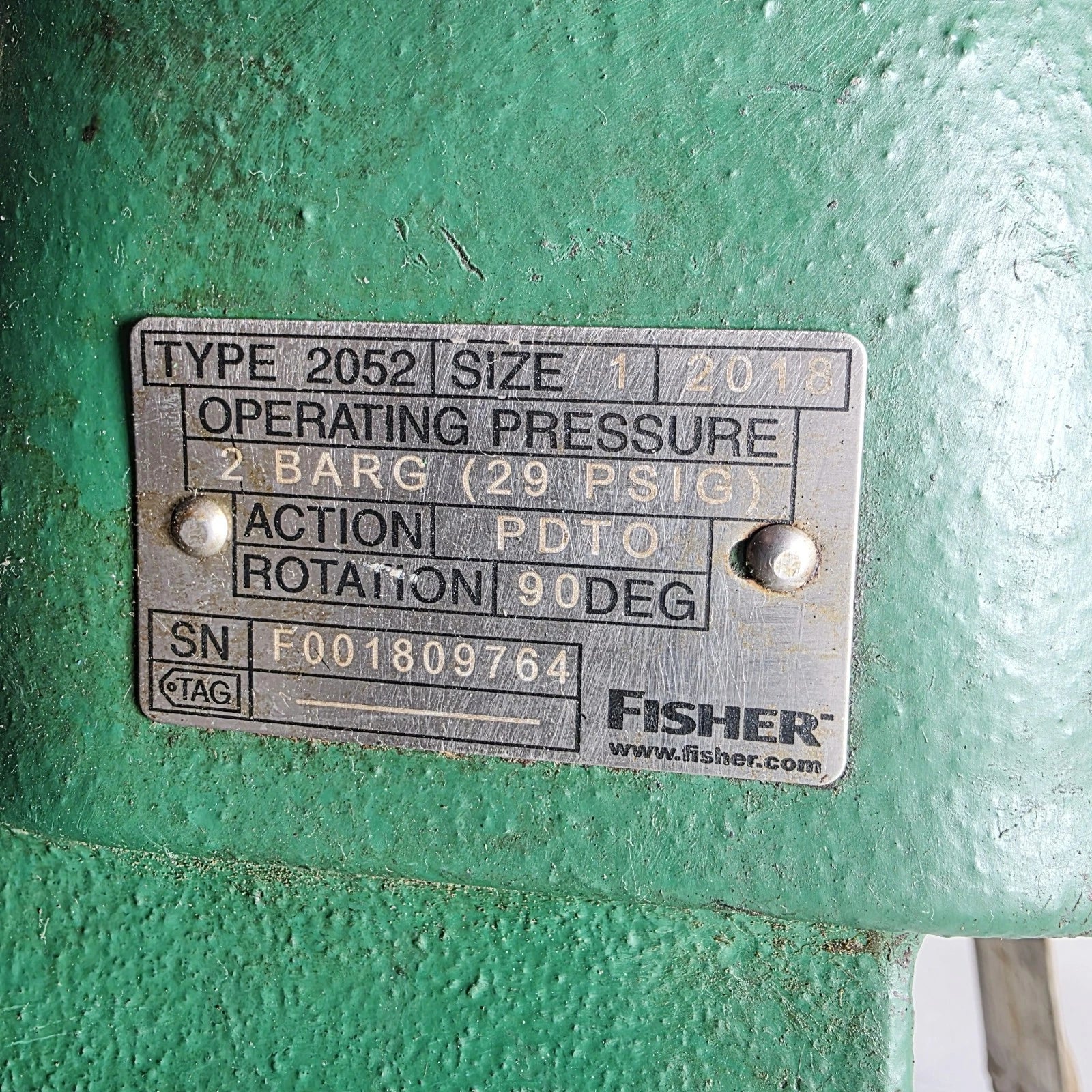 Fisher 1.5" V150 Vee-Ball Control Valve 2052 Size 1 Actuator DVC6200HW2 CG8M