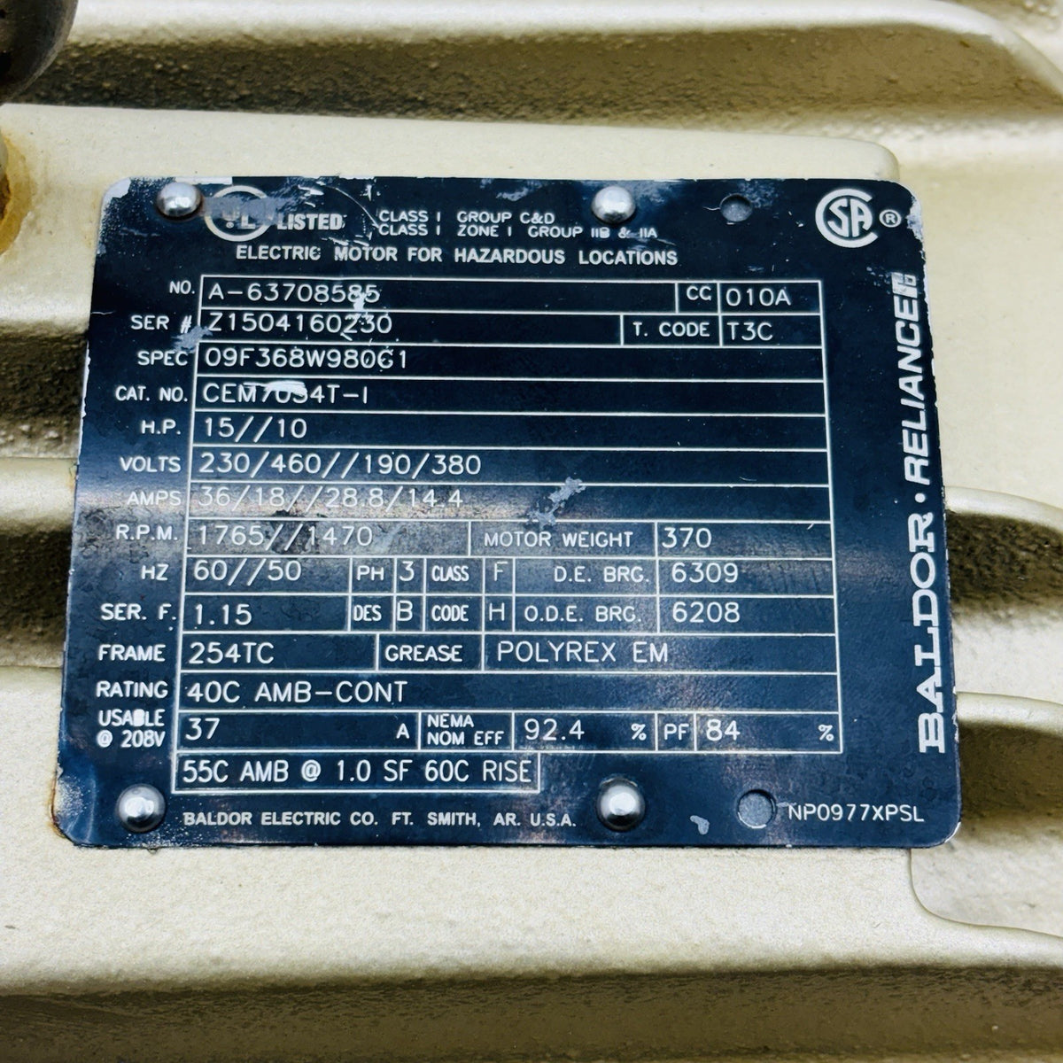 Dekker RVL301HH-03 data tag