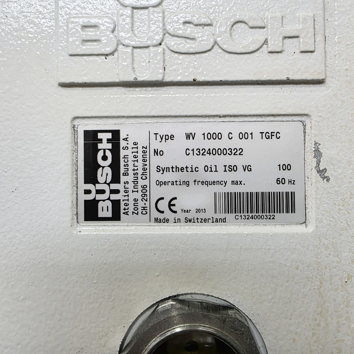 Busch Cobra NC 0400 baseplate and mounting view