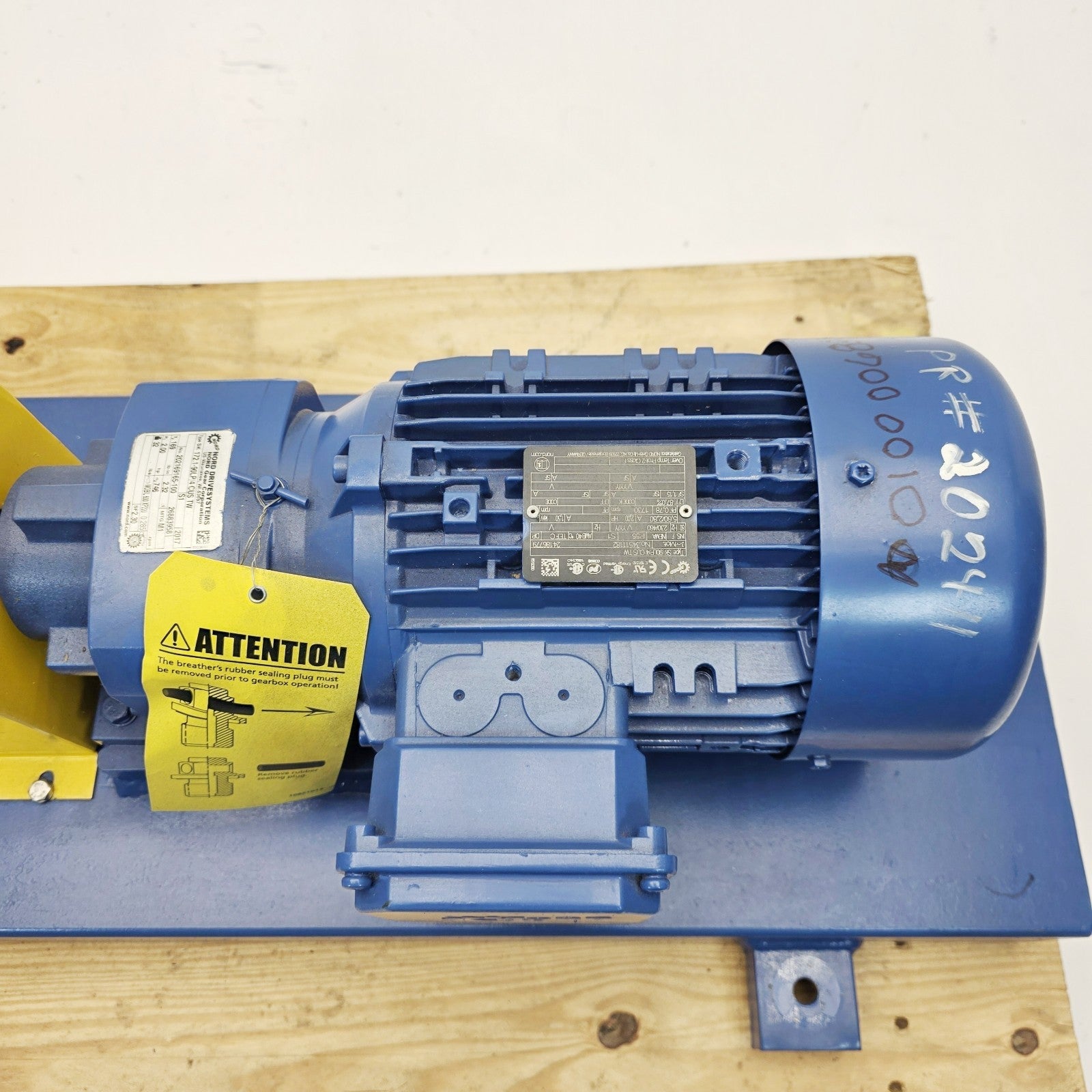 DESMI / ROTAN HD66EM-1U3B2 Heavy Duty Internal Gear Pump 2.32:1 Ratio 2 HP