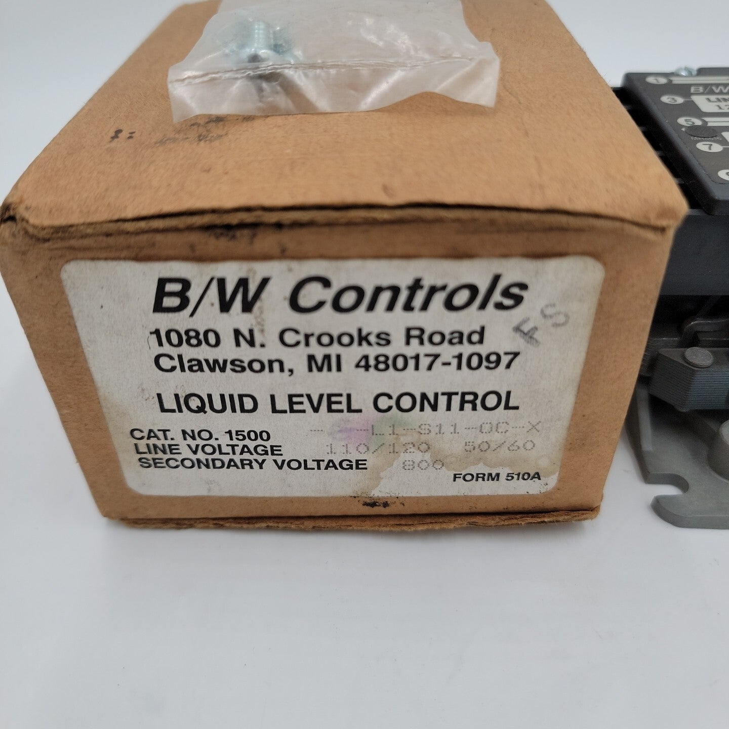 B/W Controls 1500-G-L1-S11 Liquid Level Control Module