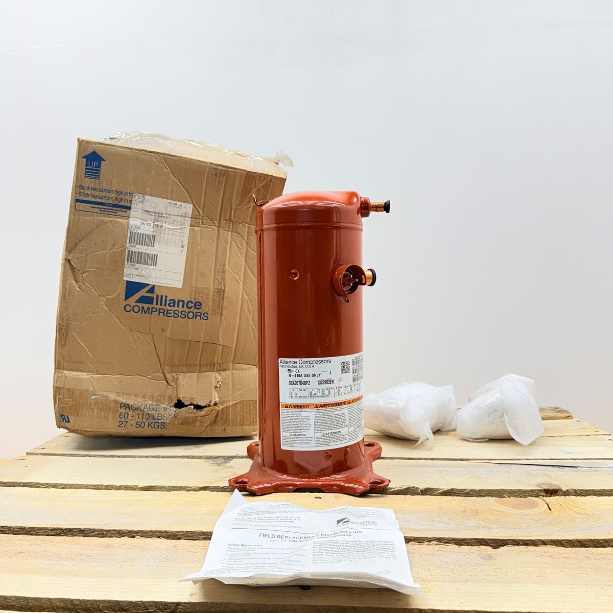 Alliance Compressors SXA057B4BPZ scroll compressor with original box