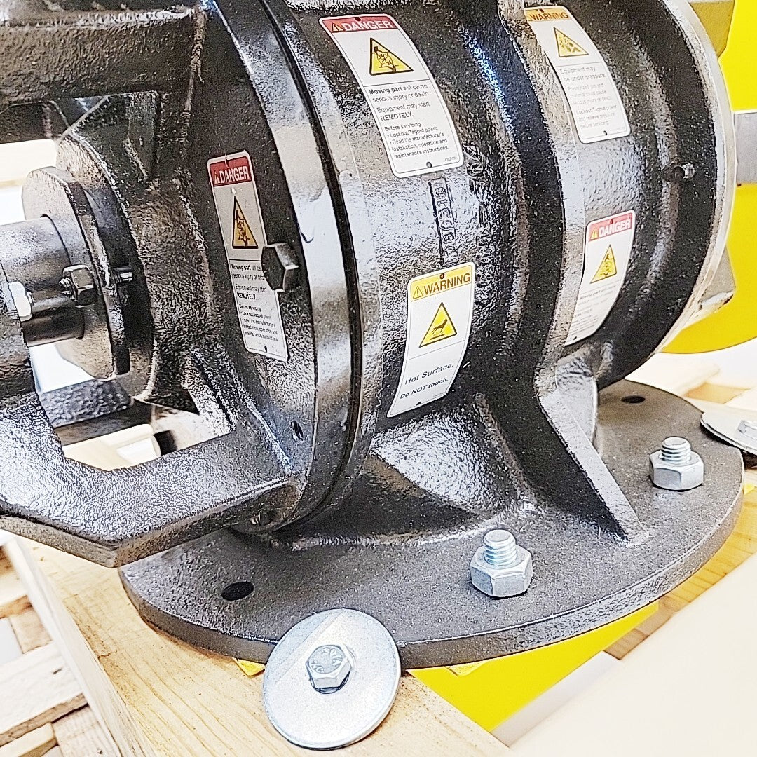 Meyer 430Z-277 Heavy Duty 8" Rotary Airlock Feeder 30:1 Ratio .75 HP