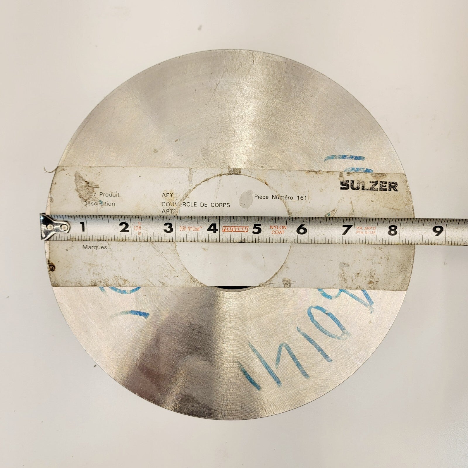 Sulzer/Ahlstrom Pump APT43-C-5M Stuffing Box Cover 8" 316SS