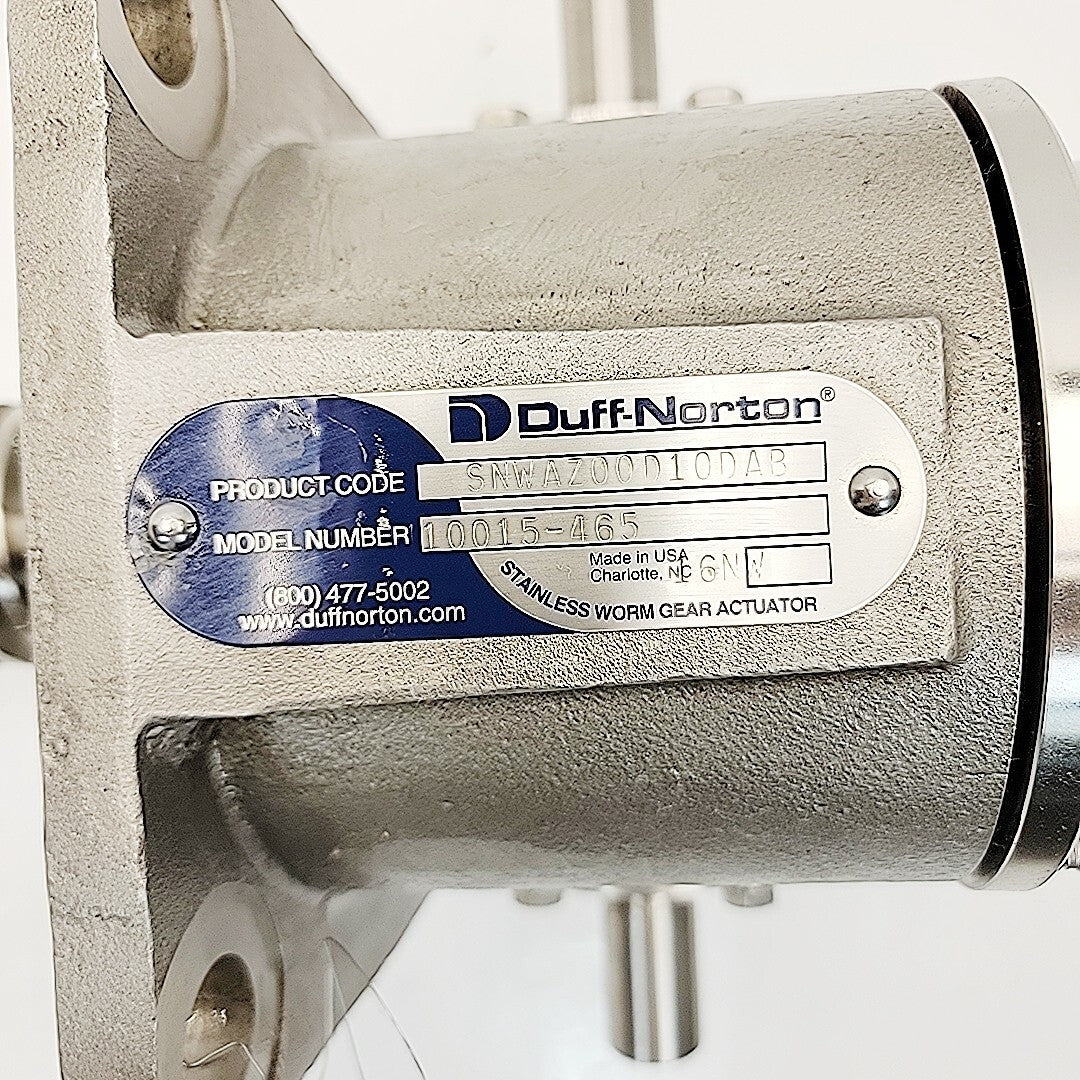 Duff-Norton 10015-465 Stainless Worm Gear Actuator Screw Jack