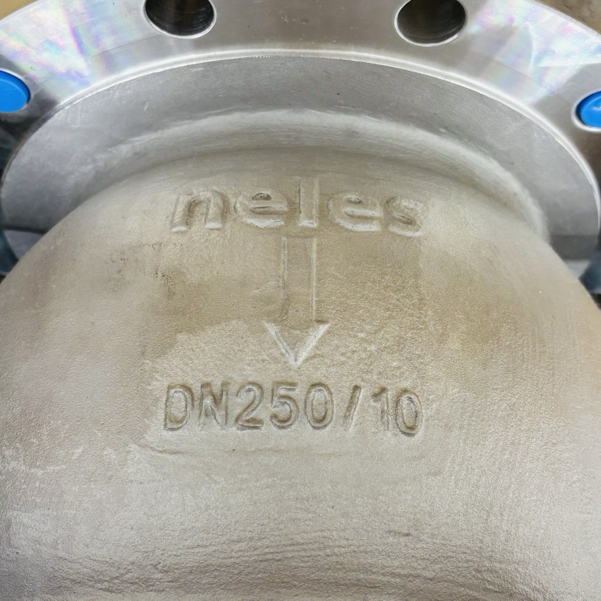 Jamesbury DN250/10 DN250 / 10 in Flanged nameplate