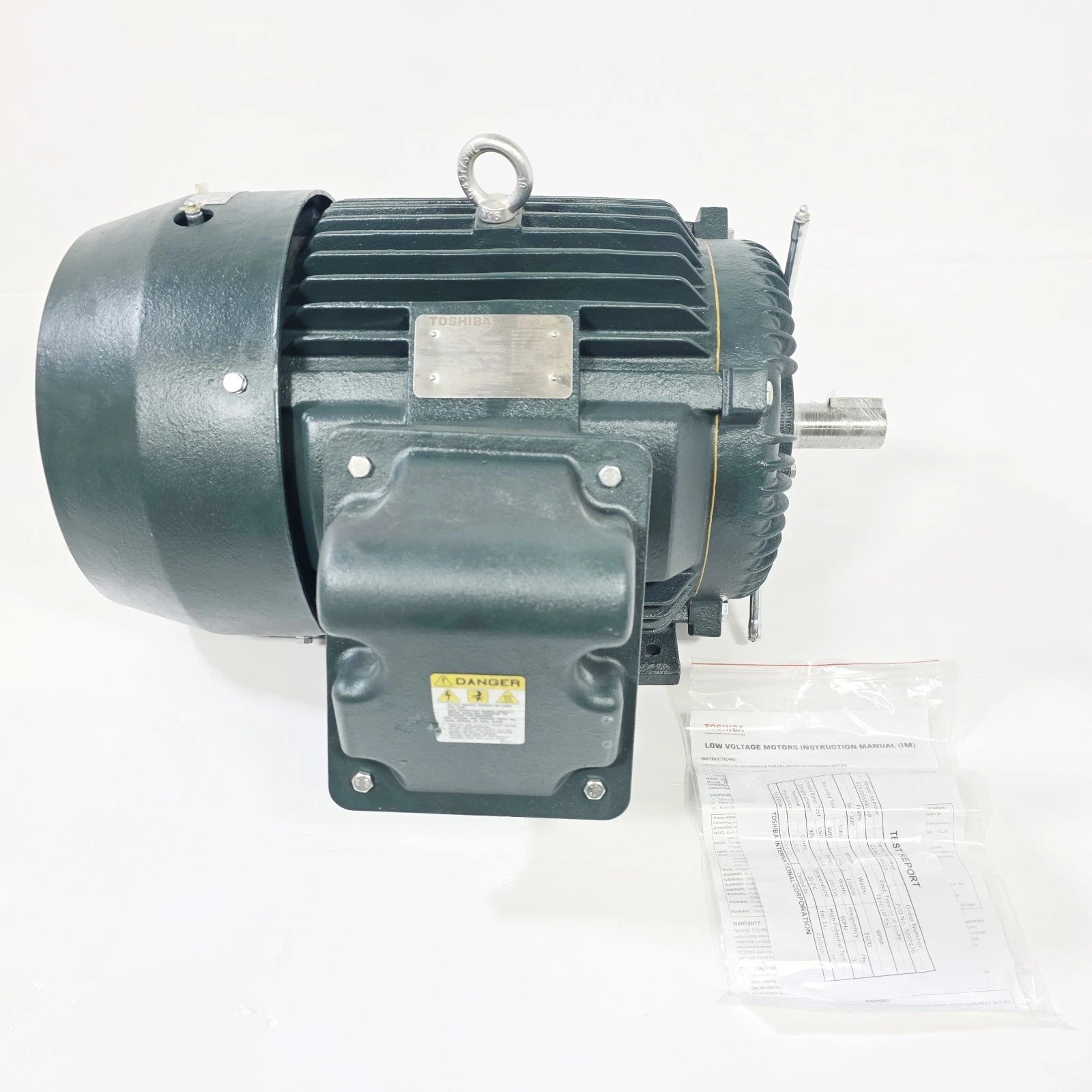 Toshiba 0252XSSB41R-P Electric Motor 25HP, TEFC, 460V, 3PH, 3520RPM