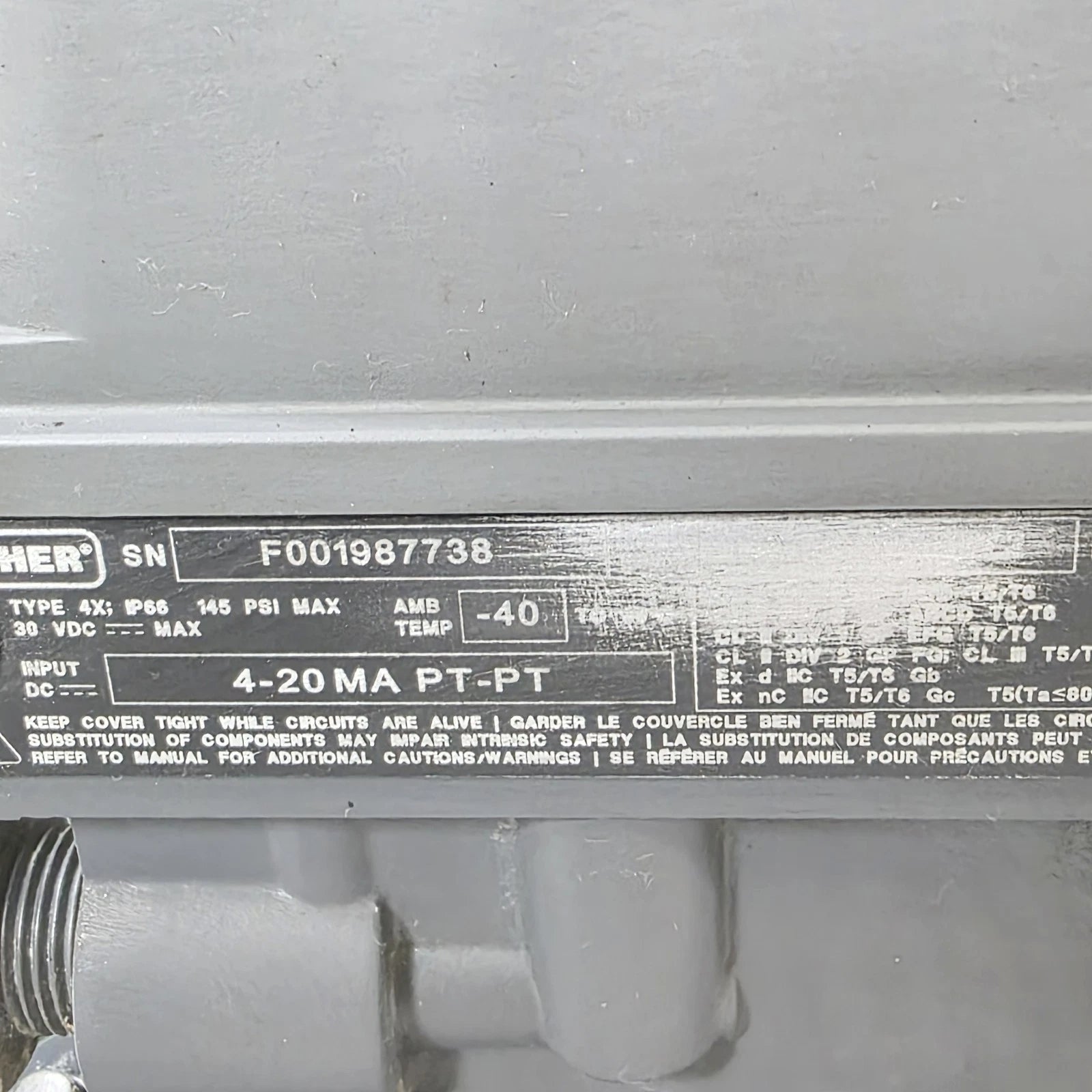 Fisher 6" V150 SER B Valve CL-150 CG8M With 2052 Size 2 Pneumatic Actuator