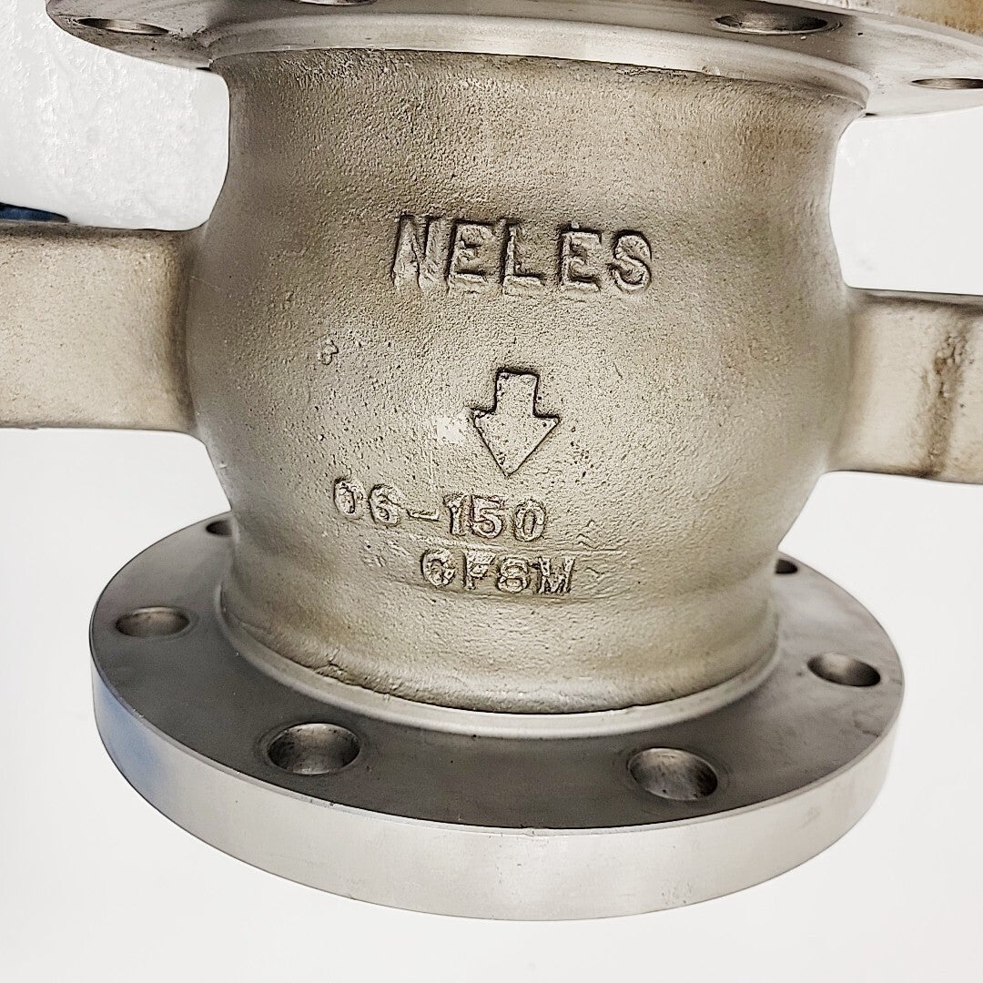 Neles Jamesbury 6" CL-150 Ball Valve R21CA06CCJD CF8M
