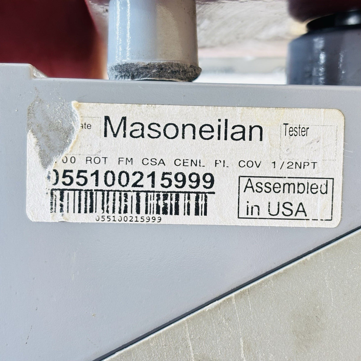 Masoneilan 35-35112 data tag