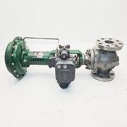 Fisher 2 1/2" ED CL-300 Control Valve CF8M With 667 Size 40 Pneumatic Actuator