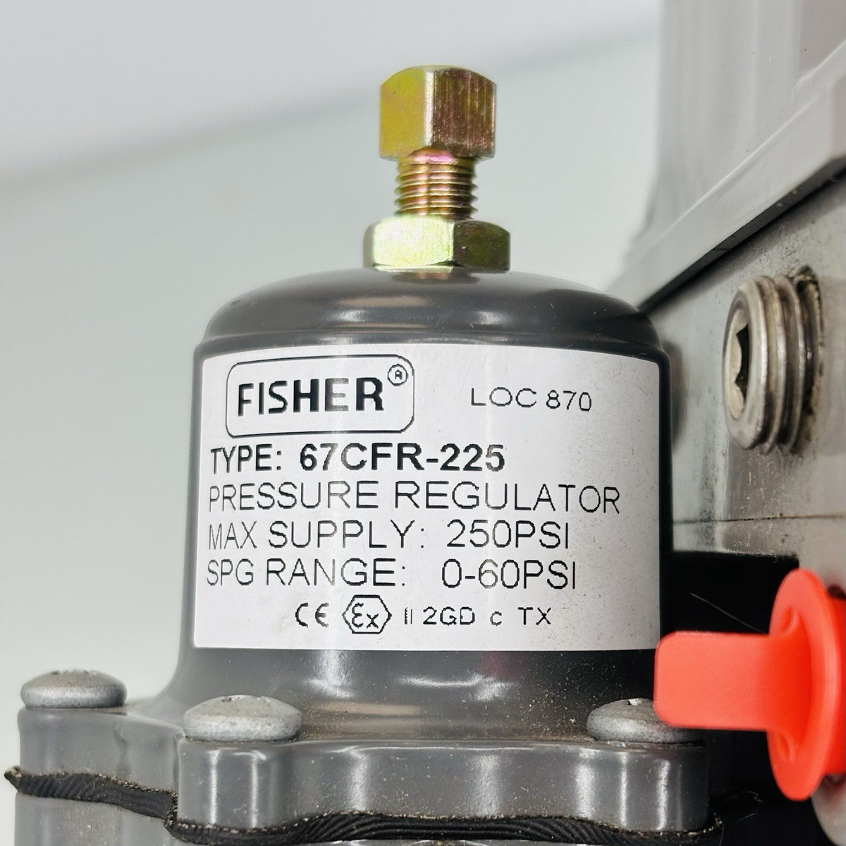 Fisher DVC6010-100 data tag