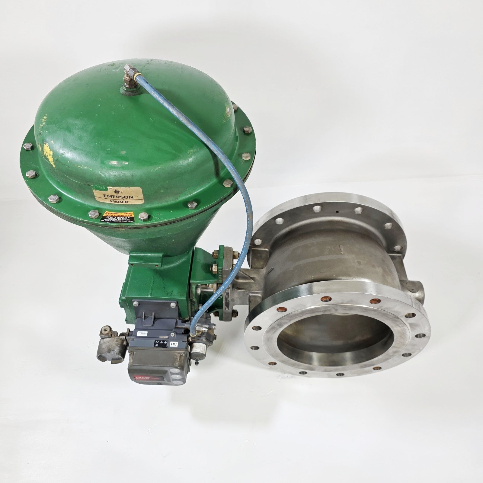 Fisher V150 assembly mounted on pallet