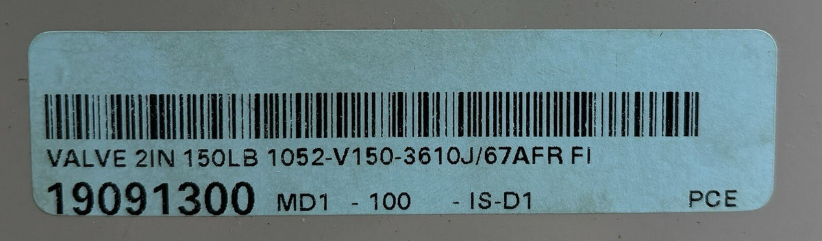 Fisher 3610J data tag