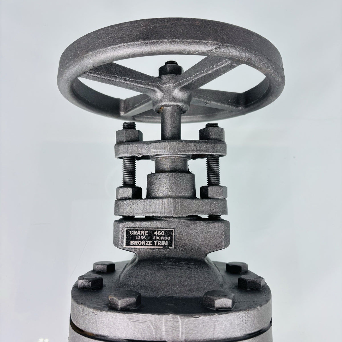 Crane 460 Gate Valve equipment nameplate