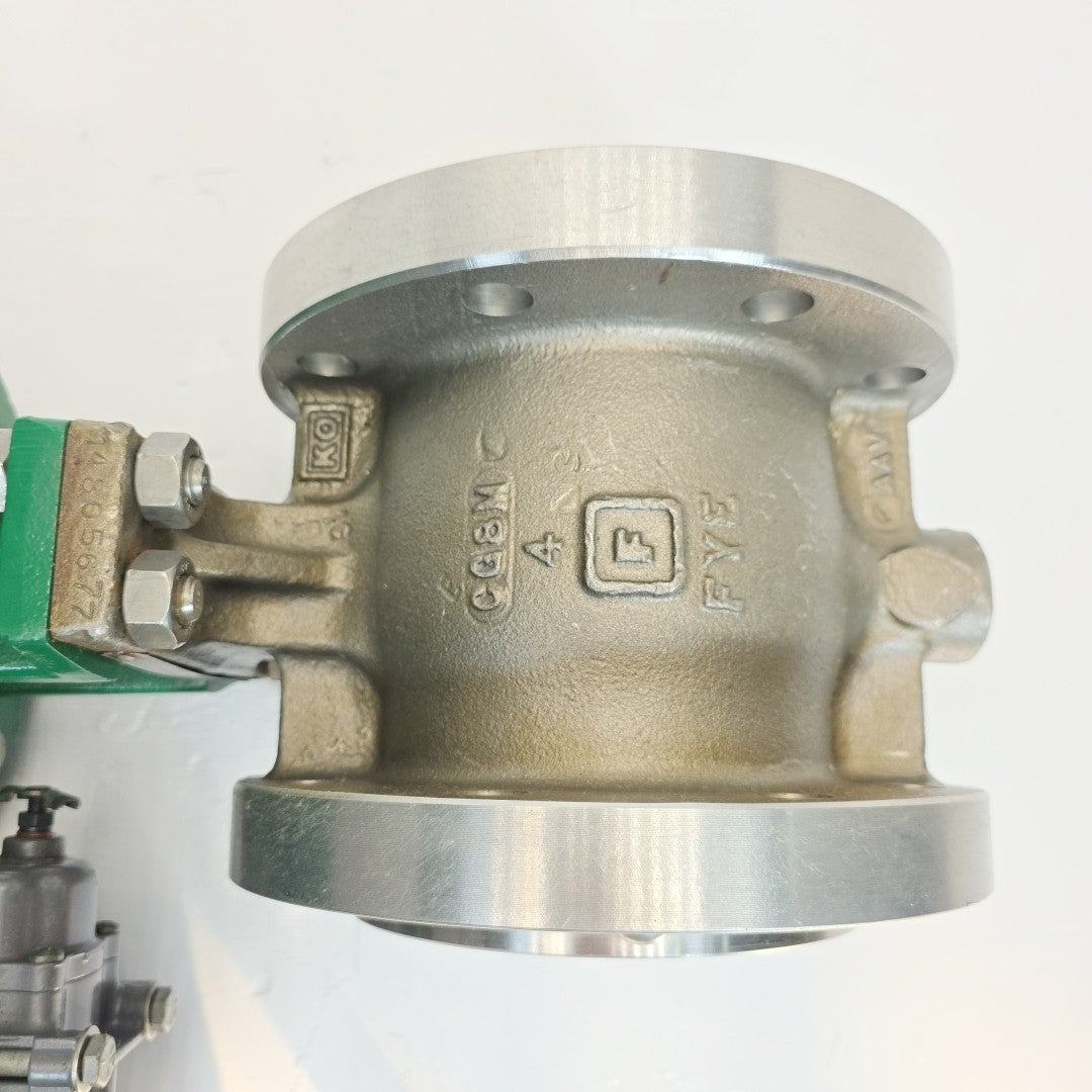 Fisher 1051 size 40 pneumatic actuator close-up