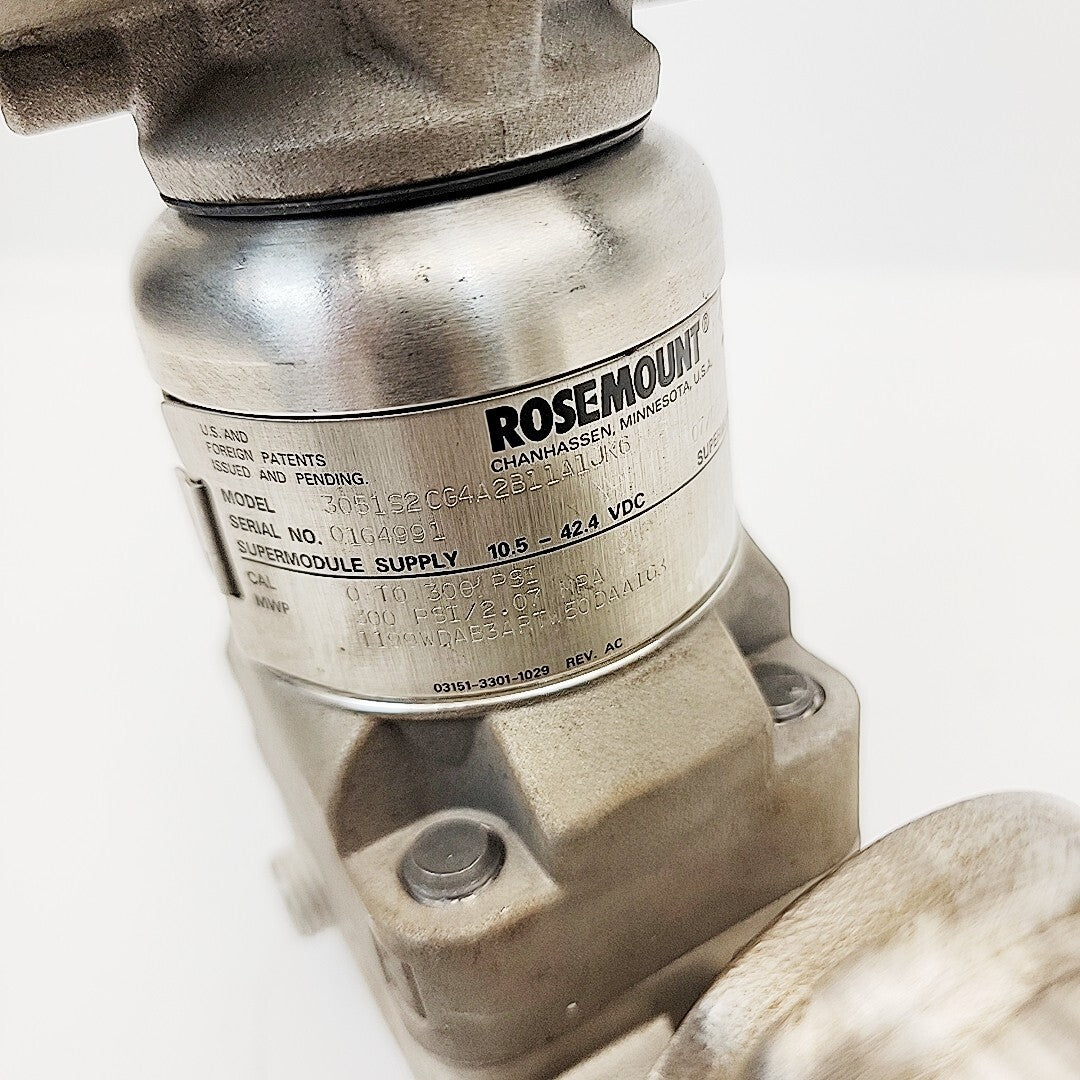 Rosemount 3051S2CG4A2B11A1JK6 Pressure transmitter
