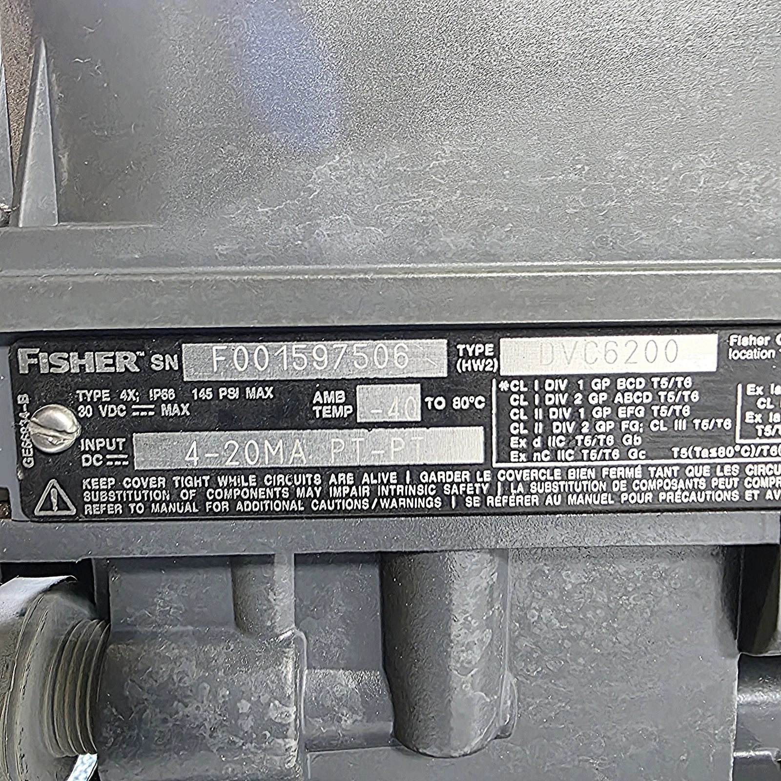 Fisher 8" V150 SER B Valve CL-150 CG8M With 2052 Size 2 Pneumatic Actuator