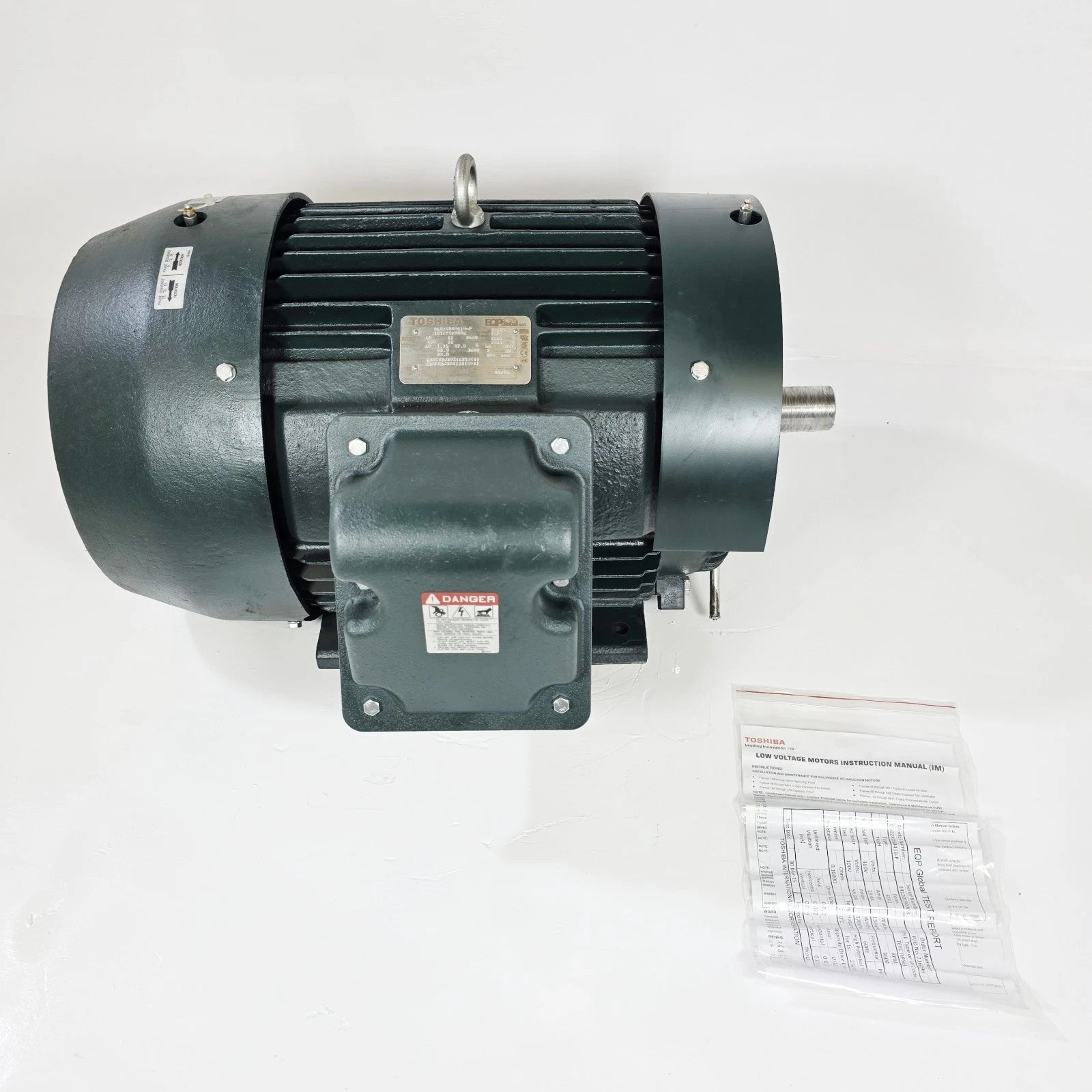 Toshiba 0502XDSB41B-P  Electric Motor 50HP, 460V, 3540RPM, TEFC