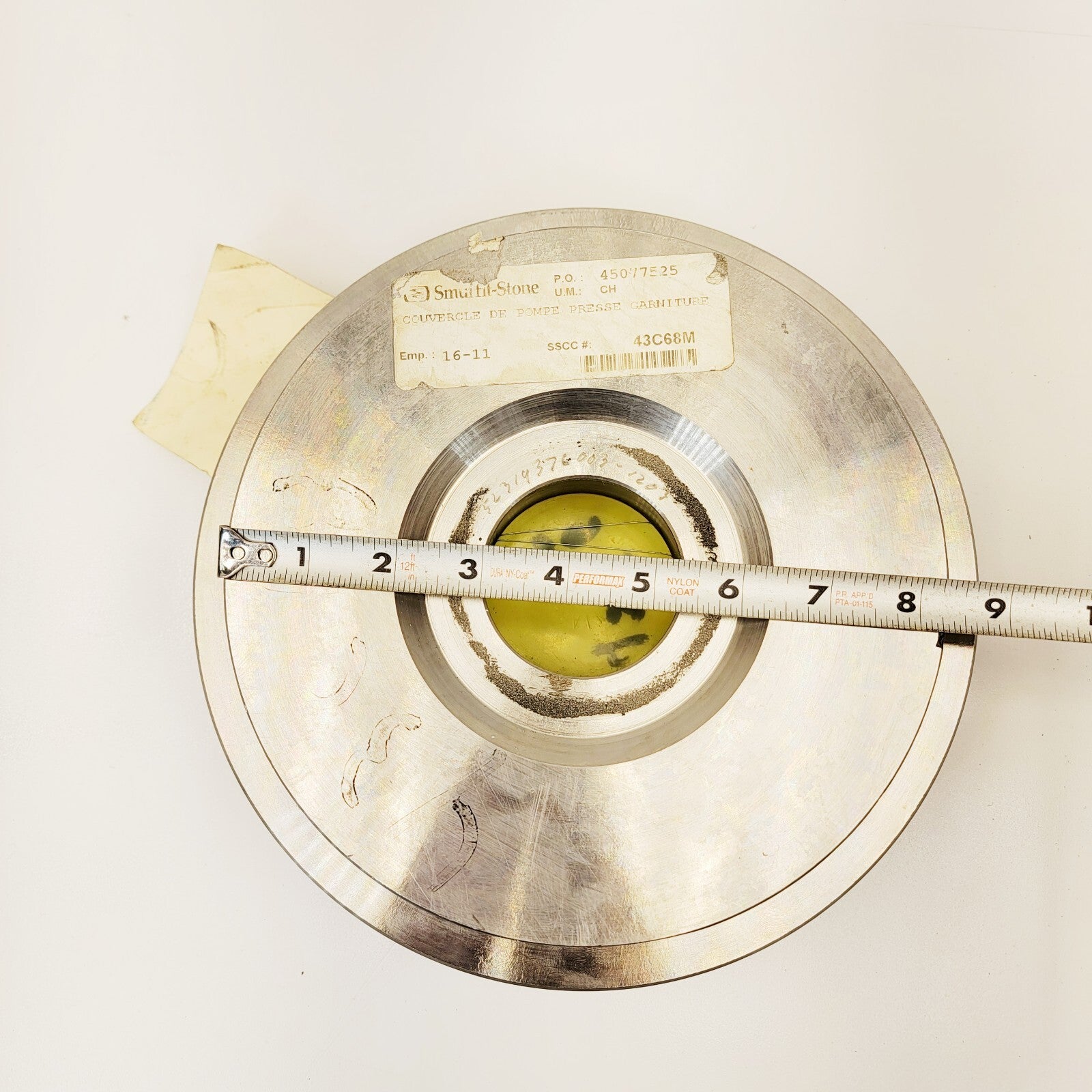 Goulds Pump 8" Stuffing Box Cover 52319376003 316SS