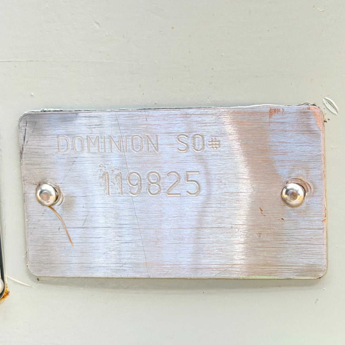 Enardo 950-8-511 data tag