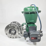 Fisher 6" V150 SER B Valve CL-150 CG8M With 2052 Size 2 Pneumatic Actuator