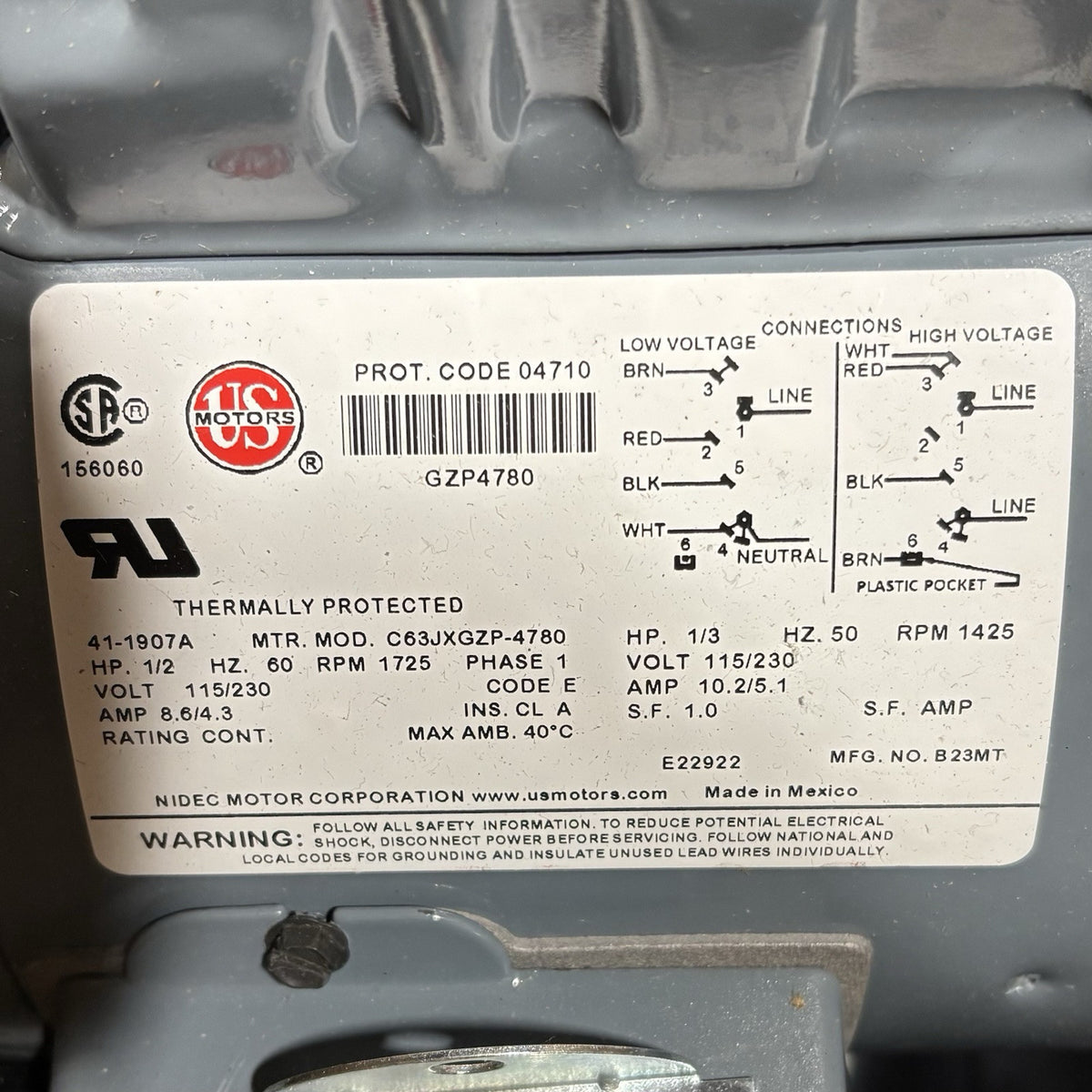 Welch 1402N-01 data tag
