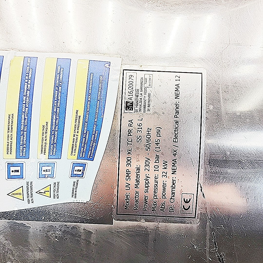 SHA SITA 20" UV SMP 300 Chamber CL-150 316SS Disinfection Unit
