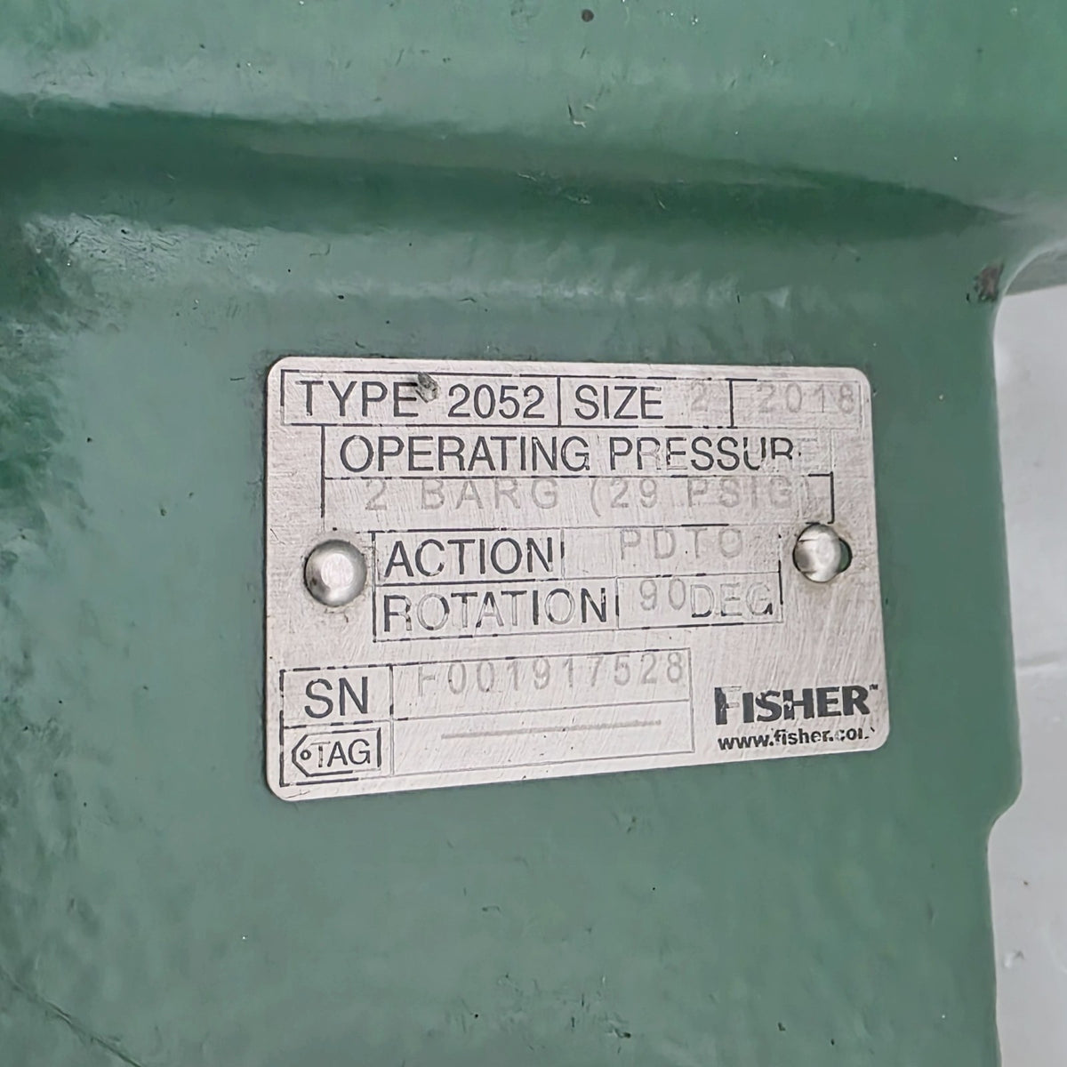 Fisher V150 6" valve body flange and port detail
