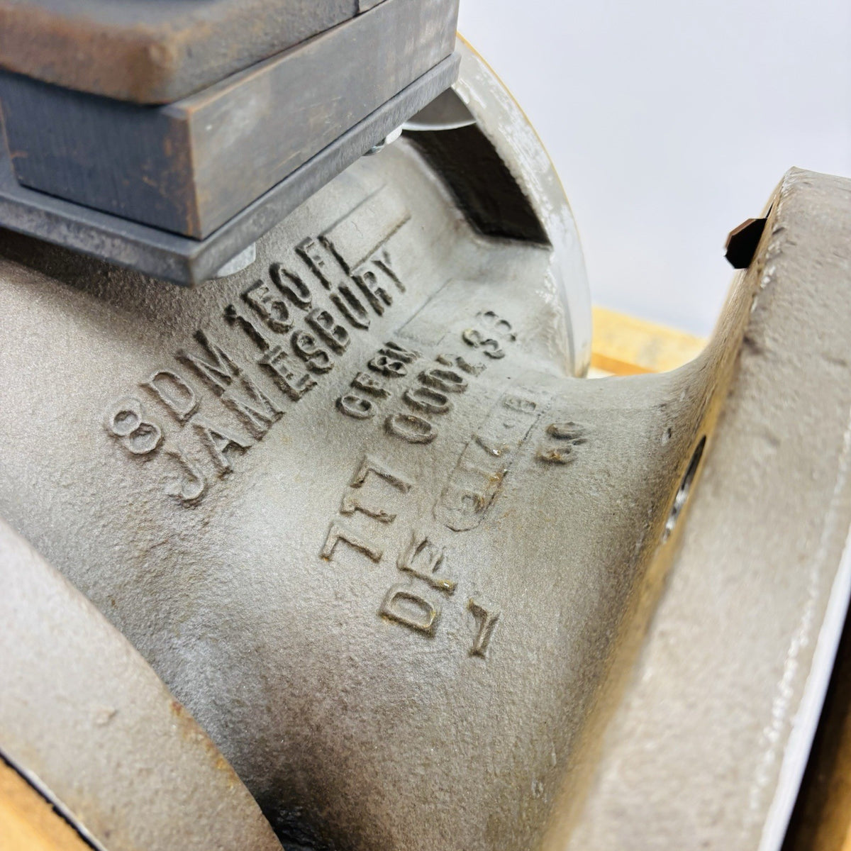 Jamesbury DM150FDFC600TT nameplate