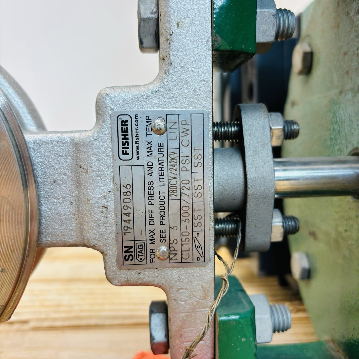 Fisher 8580 data tag