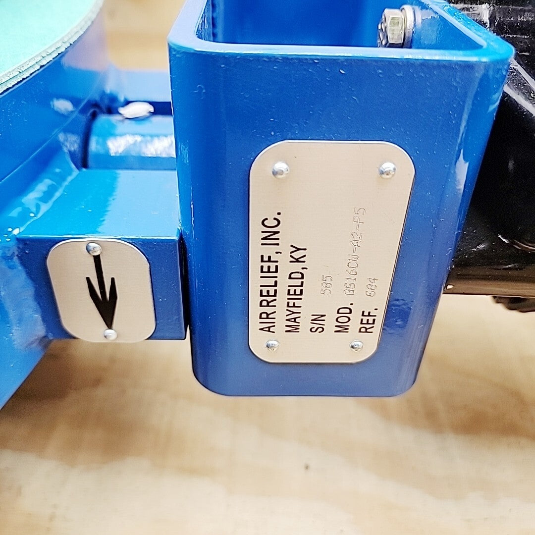 Air Relief 16" Inlet Guide Vane Butterfly Valve GS16CW-A2-P5