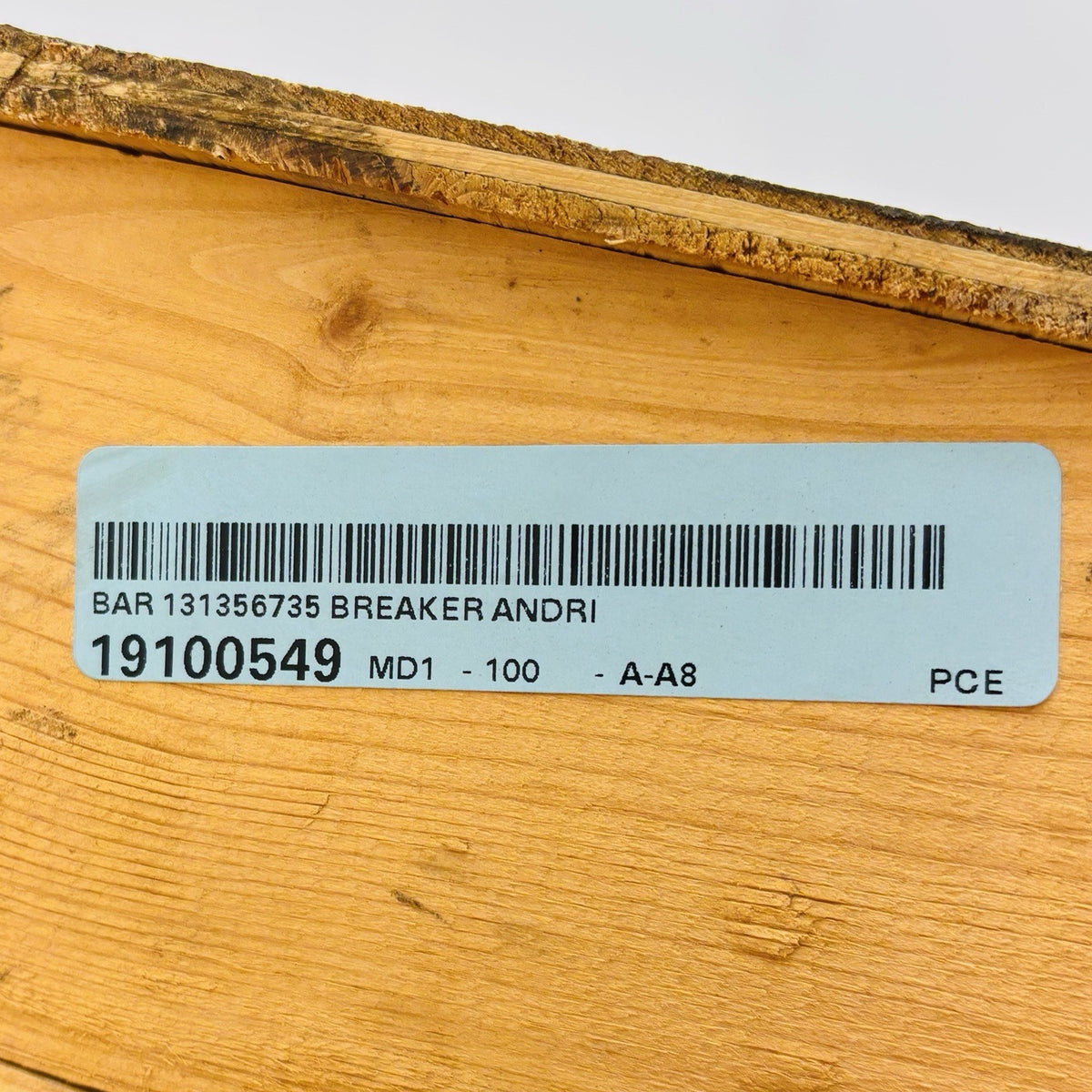 Andritz 45-1B nameplate