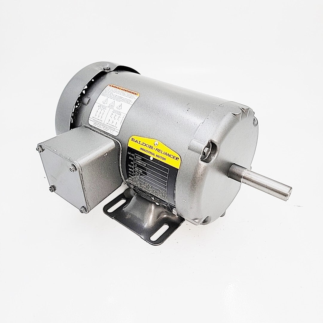 0.5 HP Baldor Reliance M3537 Electric Industrial Motor 3420 RPM
