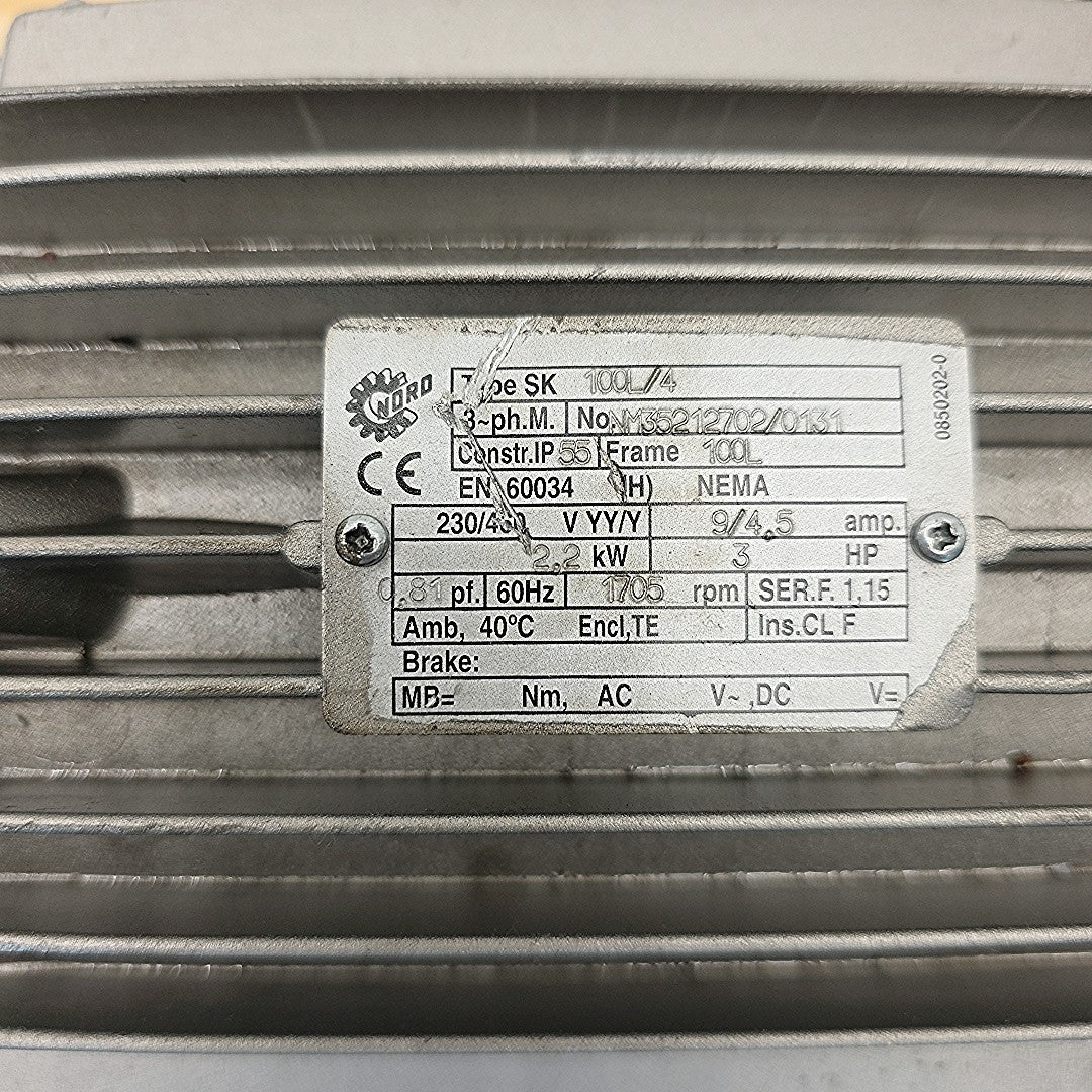 Nord 9032AZD-100 L/4 Gear Drive 99.85:1 Ratio