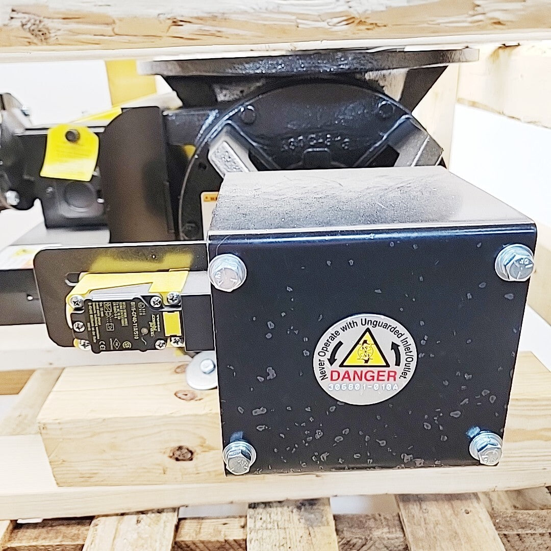Meyer 430Z-277 Heavy Duty 8" Rotary Airlock Feeder 30:1 Ratio .75 HP