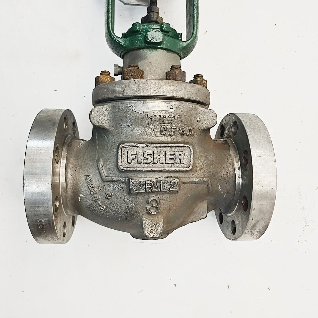 Fisher 3" ED CL-600 Control Valve CF8M With 657 Size 40 Pneumatic Actuator