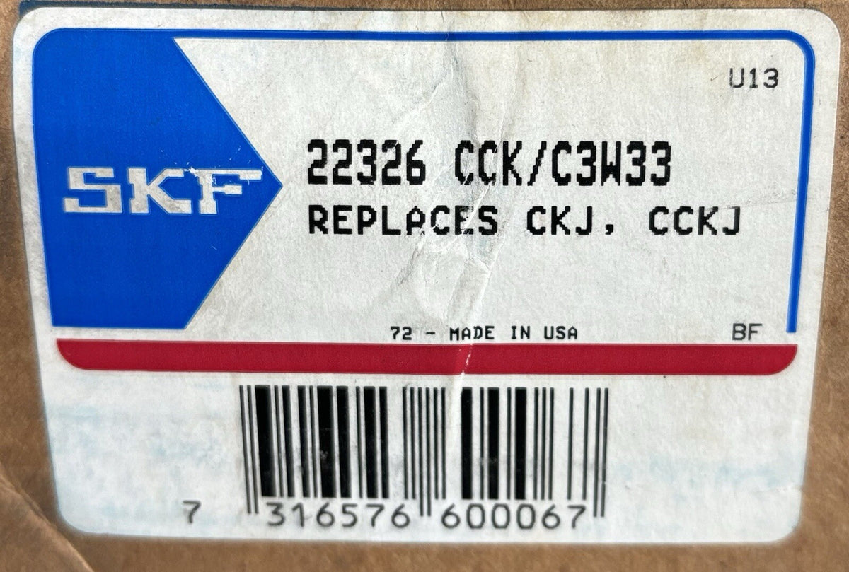 SKF 22326 CCK/C3W33 data tag