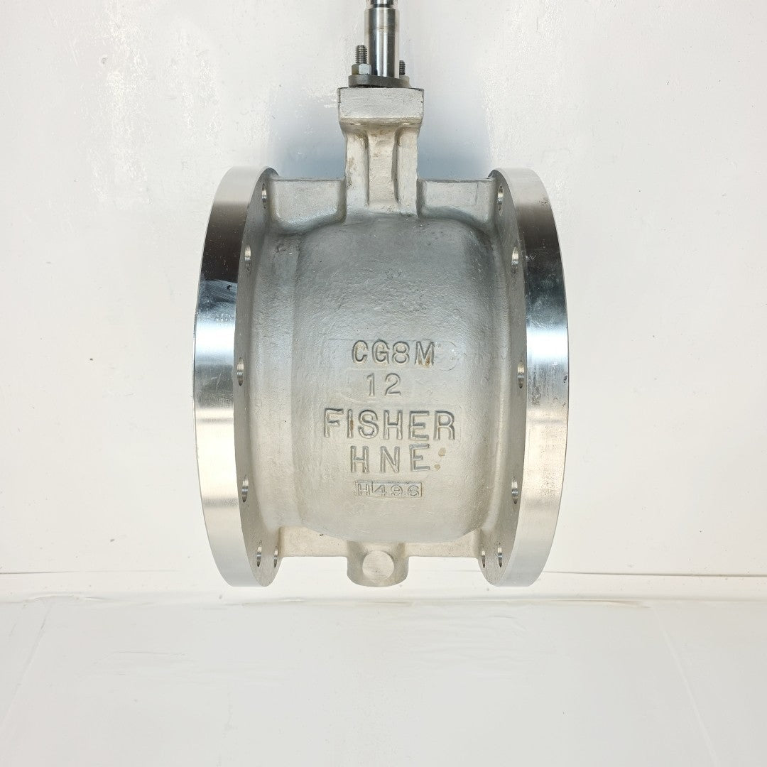 Fisher V150 nameplate detail