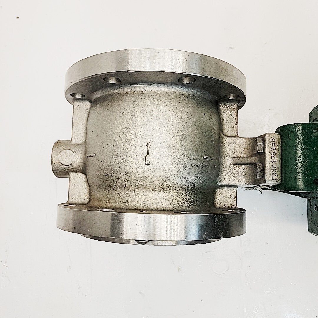 Fisher 6" V150 Vee-Ball Control Valve CL-150 With 2052 Size 2 Pneumatic Actuator