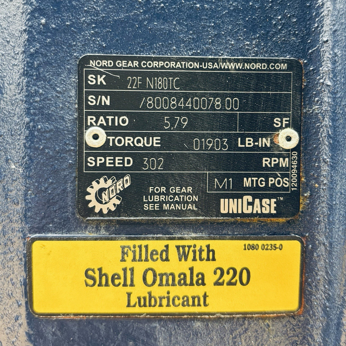 Seepex BN 15-6LT 15 data tag