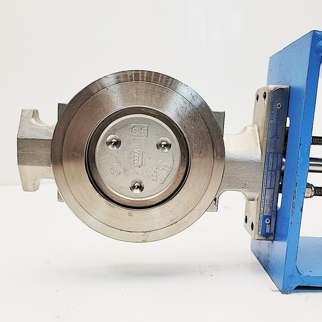 Neles Jamesbury 24" CL-150 Wafer Sphere Butterfly Valve 316SS 8151-113600XZ
