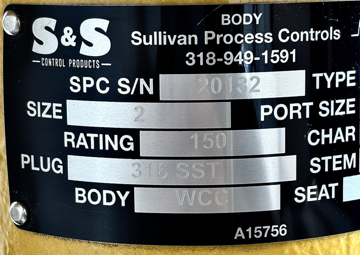 Sullivan Process Controls S&S BZ 2 in data tag
