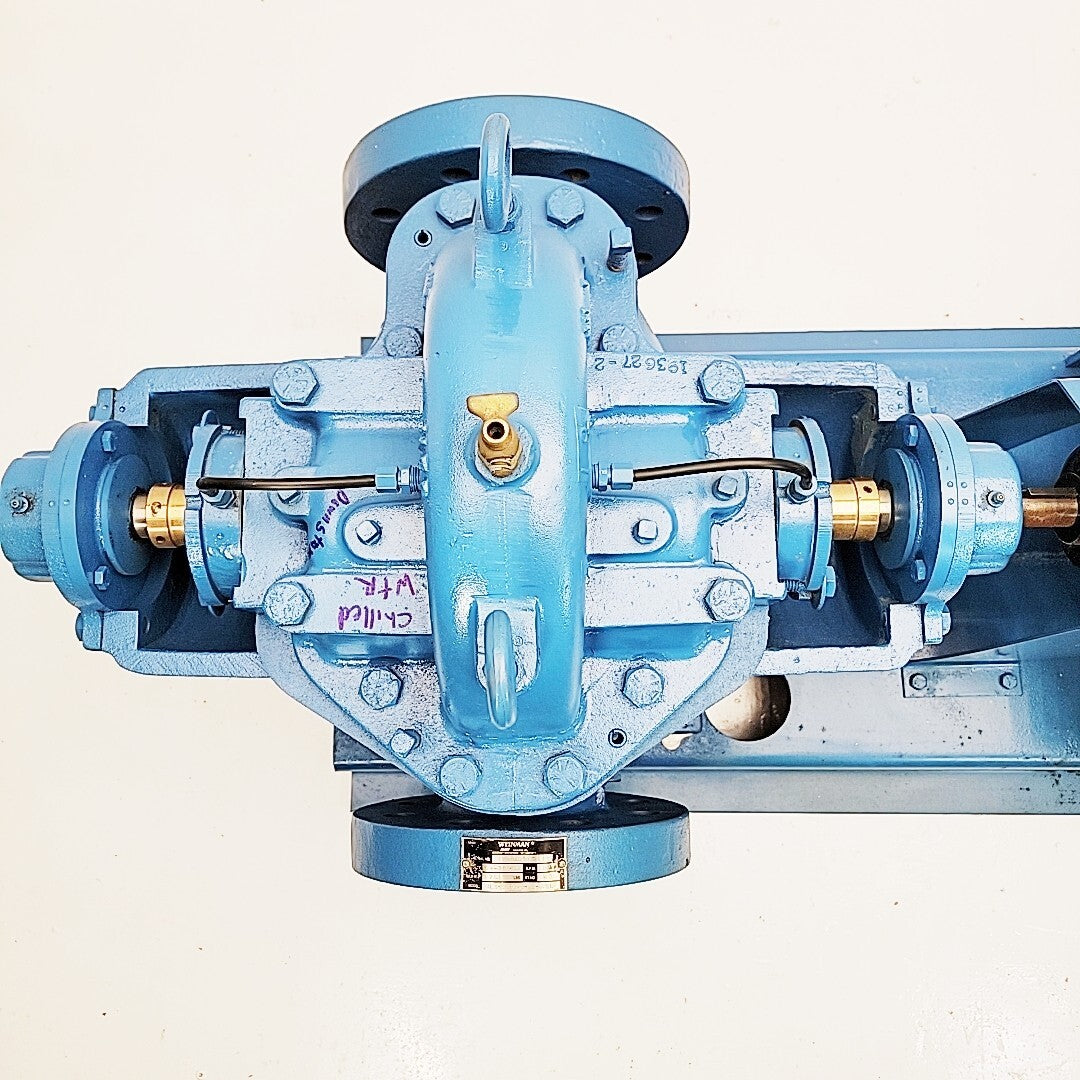 Weinman 4L3-50P14G-DC-J2SL pump nameplate detail